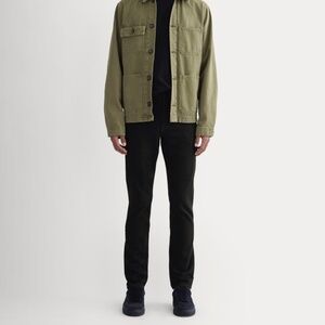 Everlane Men's Slim 4-Way Stretch Organic Jean, Black, Size 30x30, Cotton/Denim